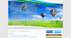 Desktop Screenshot of freedom2b.org
