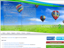 Tablet Screenshot of freedom2b.org